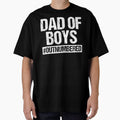 Dad Of Boys #Outnumbered Funny Fatherhood Humor by gunaone-design