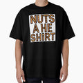Nuts A He Shirt, Funny Typographic Colorful Couple Design by Raise2Shine