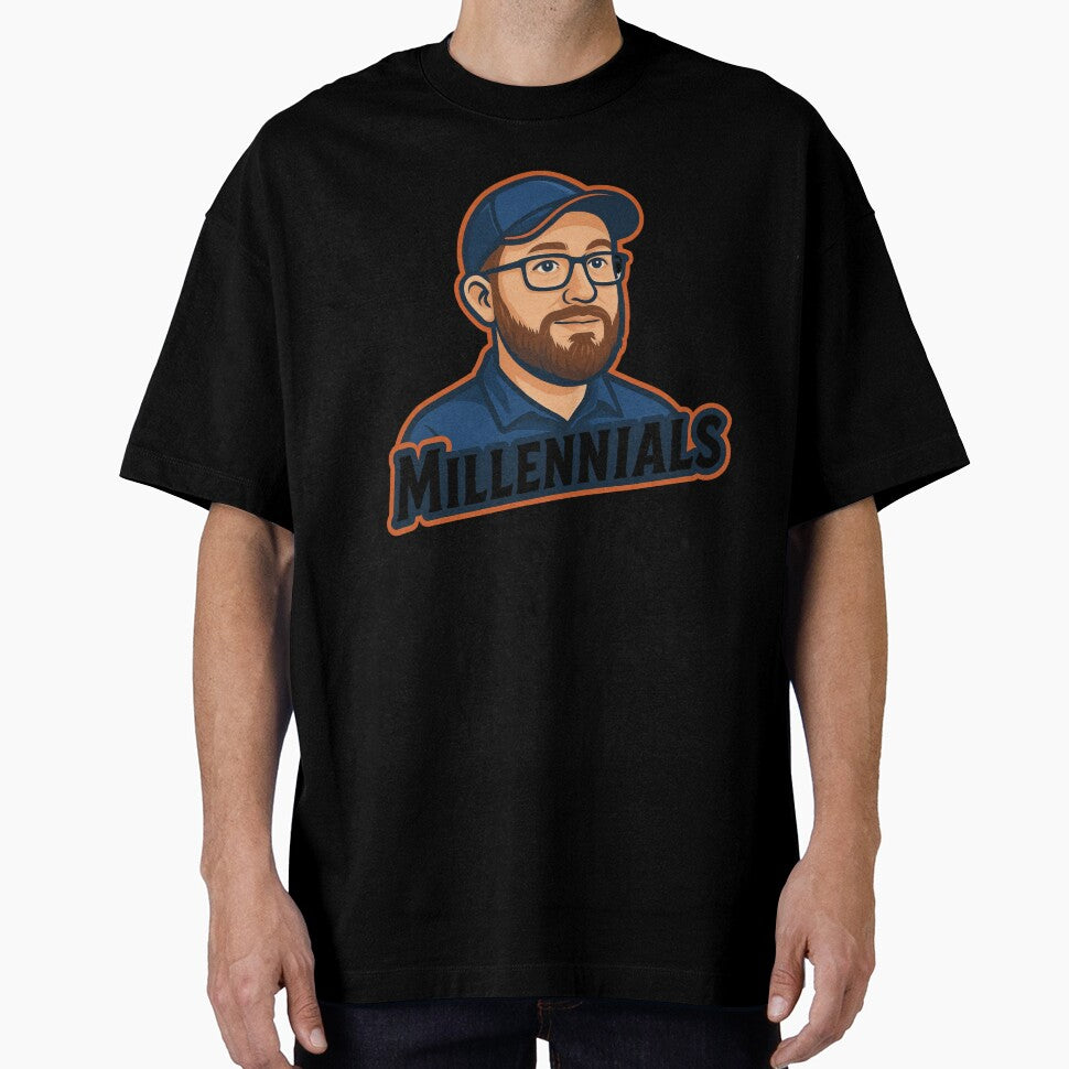 Millennials Funny Retro Mascot Design by DynamiteGrAphIcsArt