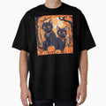 Cute halloween cat couple in pumpkin forest! by stefan21244