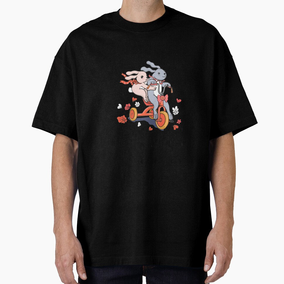 Just Married 8 Years Ago - 8th Anniversary Couple Bunnies Tee, Phone Cases And Other Gifts by MemWear