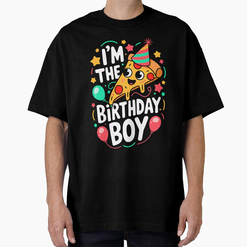 Funny Pizza Birthday Boy Bday Boys Girls Kids by rafaeltto