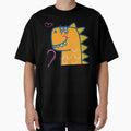 Prehistoric Love – Cool Orange Dino (His Side) by minibrainco