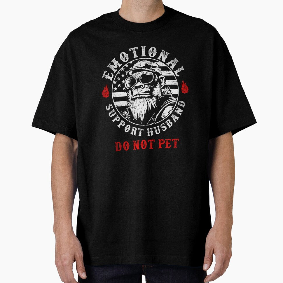 Emotional Support Husband Do Not Pet Funny by studio-ssaam