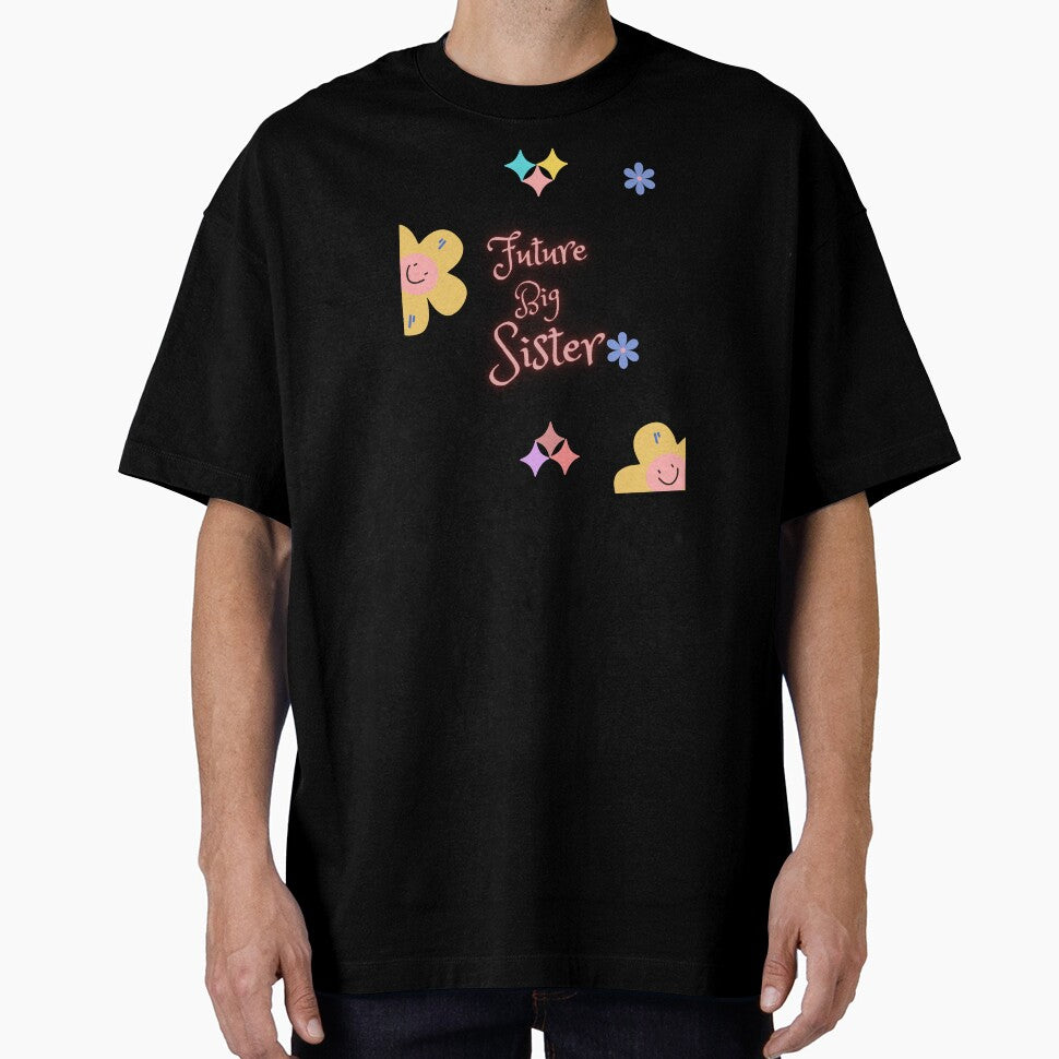 Future Big Sister announcement cute design. Sister love, big sister loves little sister, cute big sister, happy siblings, newborn sister.. by LittlethingsbyE