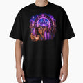 Festival Portal Selfie – Neon Fantasy Rave Castle Cosmic Art by Digital Culture Studio