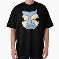 oh whale tail, retro moon stars blue whale by XXgooddeedXX