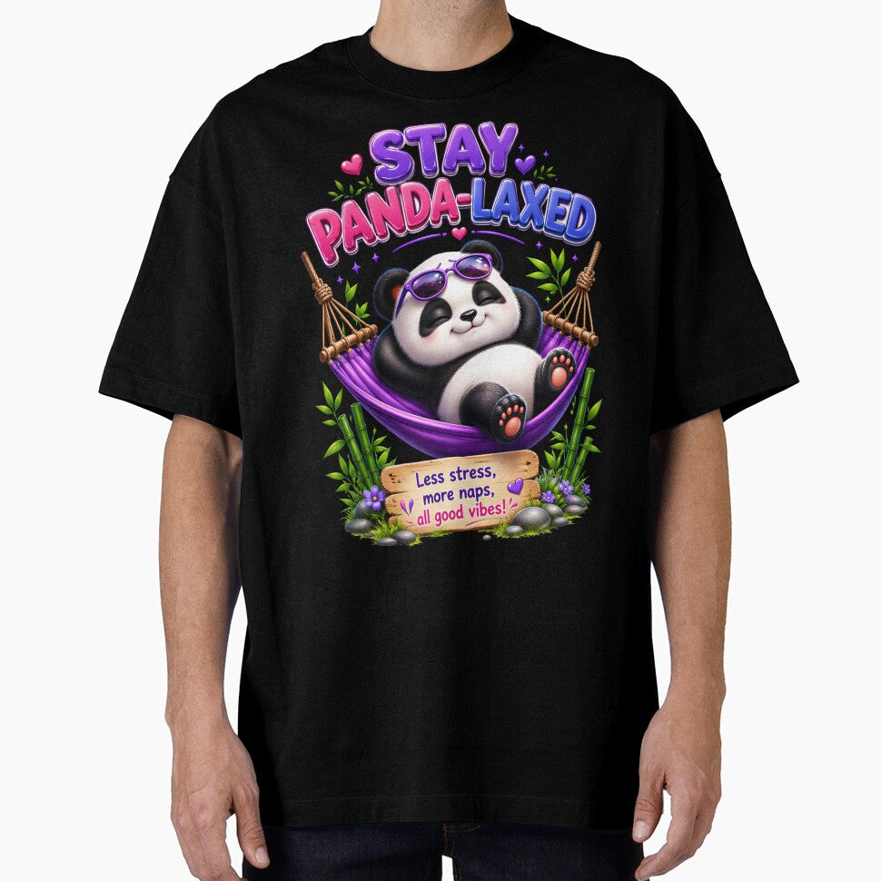 Cute Panda Stay Panda Laxed Design by KLERIKSTORE