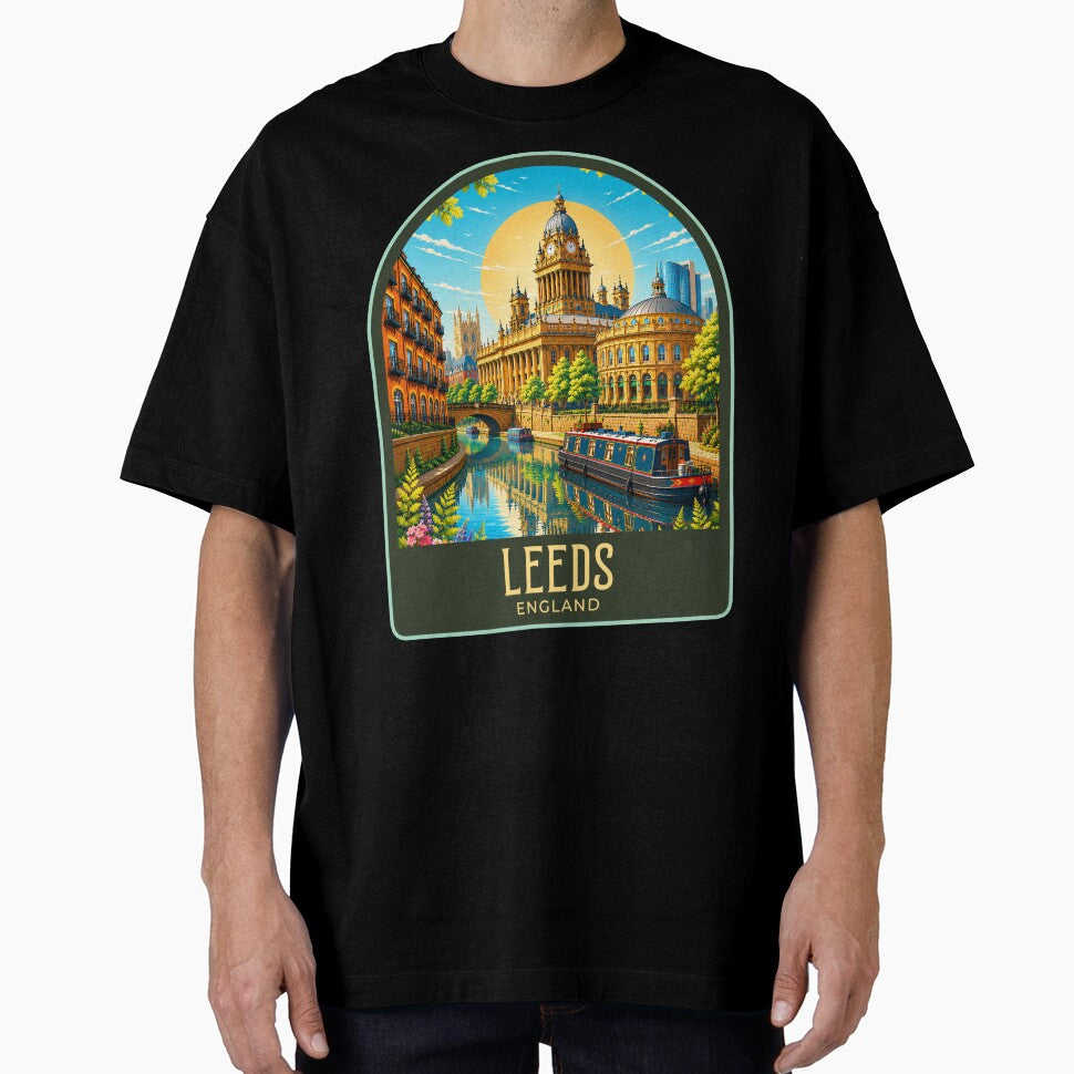 Leeds Vintage Travel Illustration by HomeLivingCo