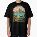 Kuwait City Vintage Travel Illustration by HomeLivingCo