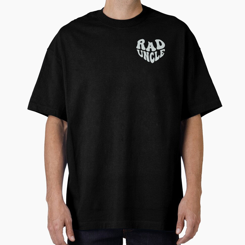 Rad Uncle Heart Retro Light Typography by WAMTEES
