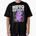 Happy birthday hippo birthday birthday tshirt by LiamFitzpatrick