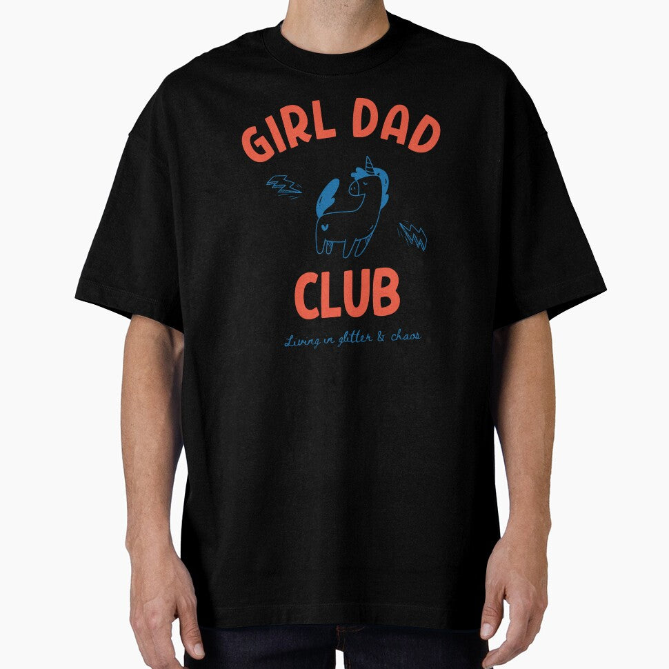 Girl Dad Club Living In Glitter And Chaos by Nadoor