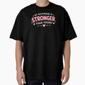 My Boyfriend Is Stronger Than Yours Funny Gym Fitness Design by HumbleAthlete