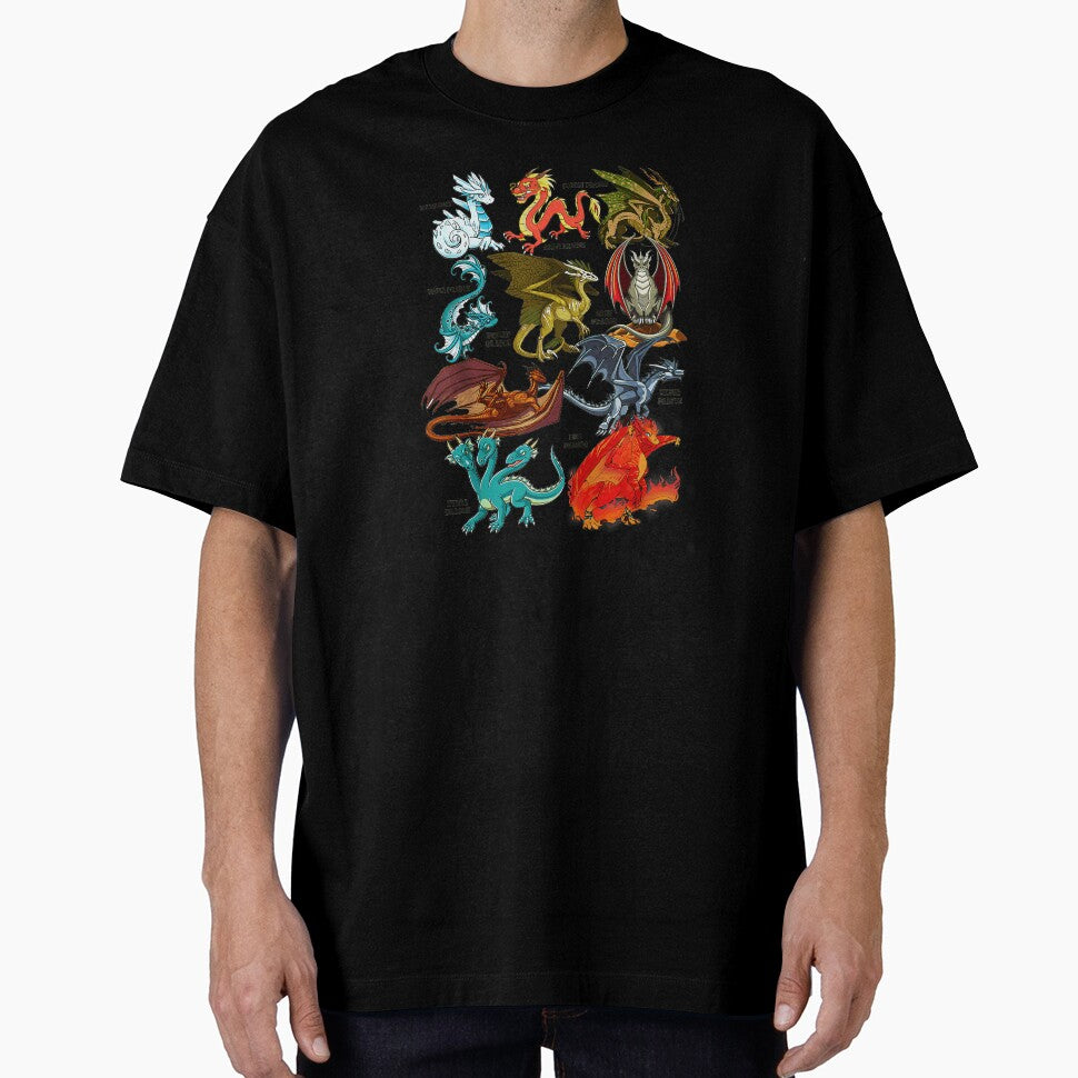 Ice Dragon Water Dragon Desert Dragon Hydra Dragon Forest Dragon Asian Dragon Rock Dragon Silver Dragon Fire Dragon Types Dragon Lover Gift by MOnnroyu