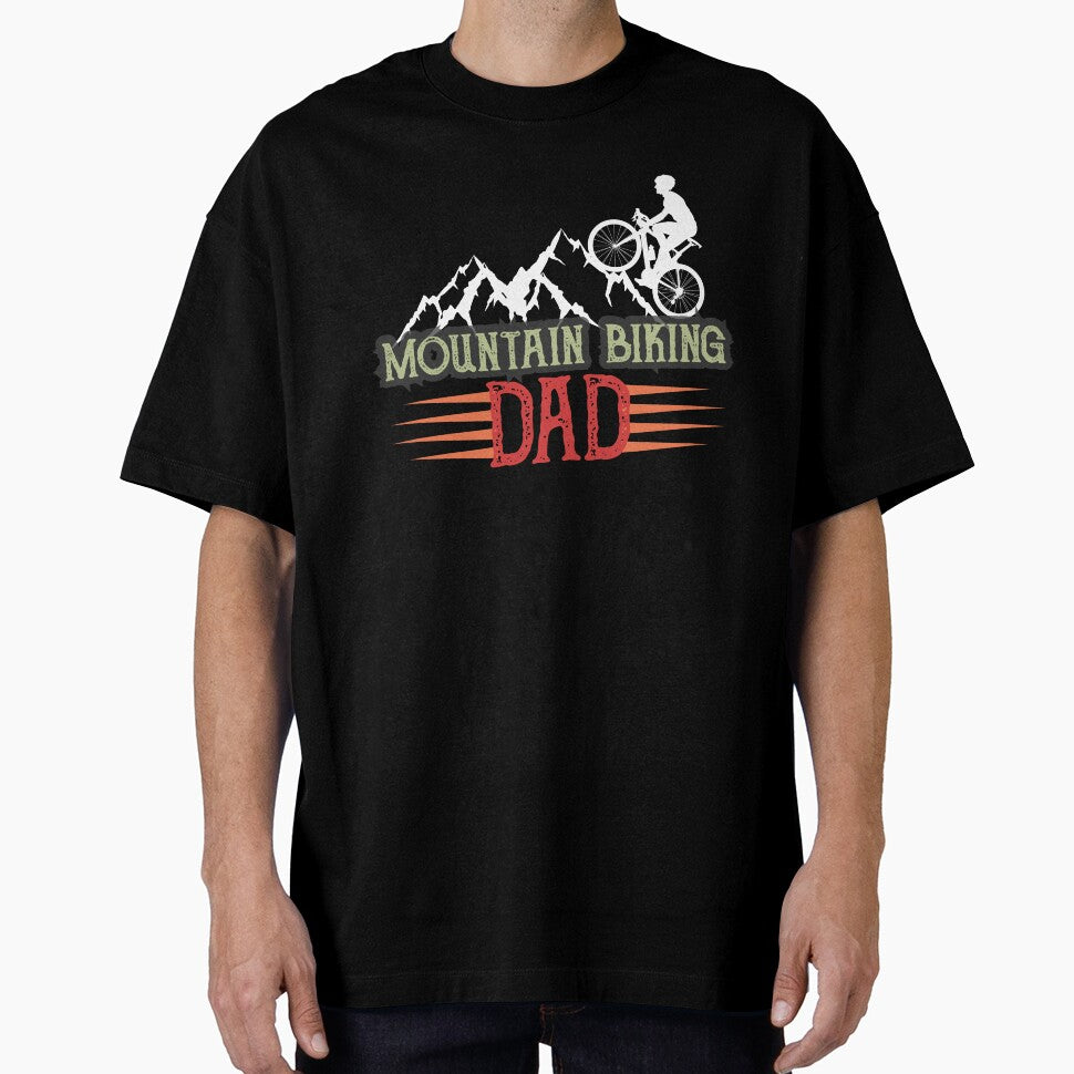 Dad biking by mag-graphic