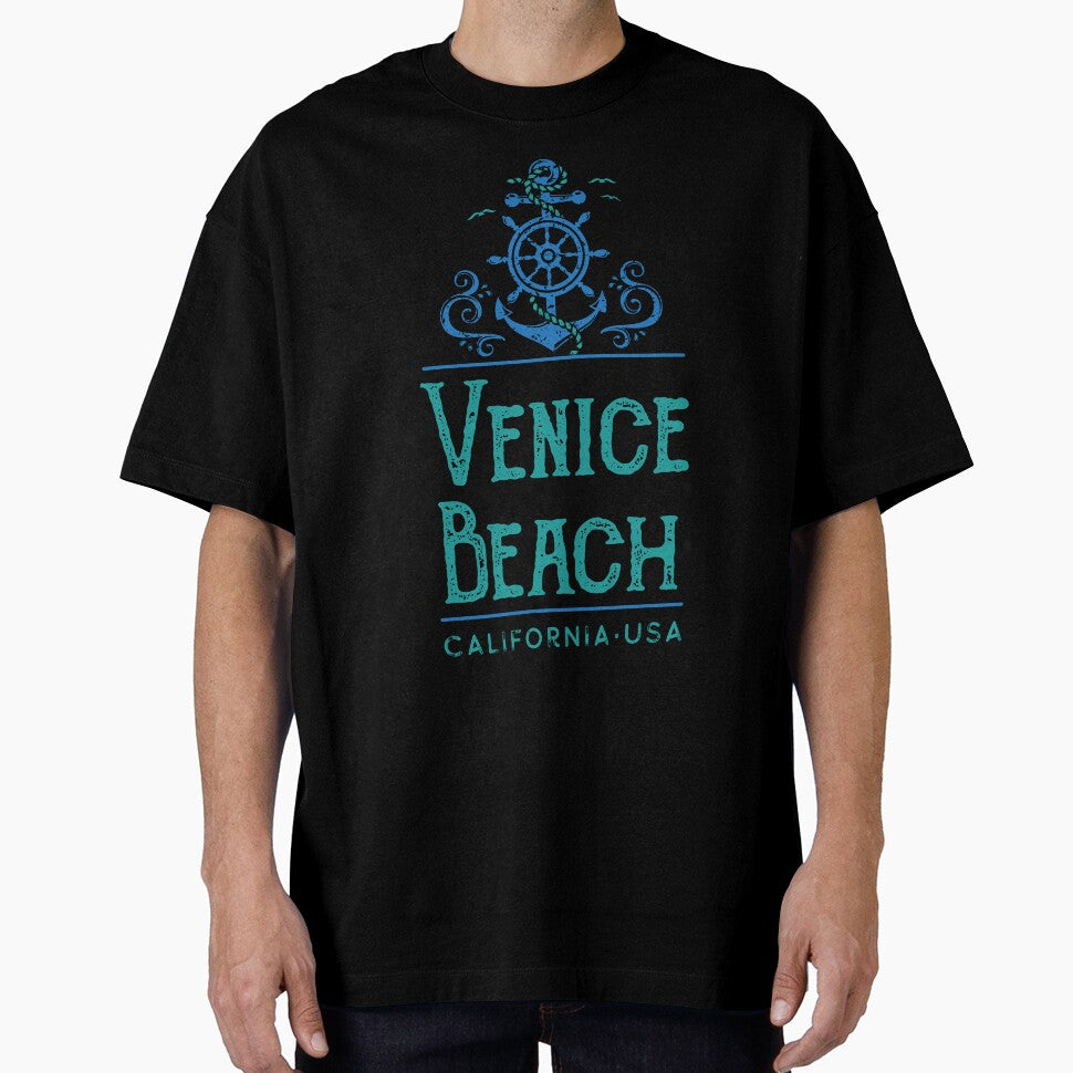 Venice Beach California Vintage Nautical Design by Futurebeachbum