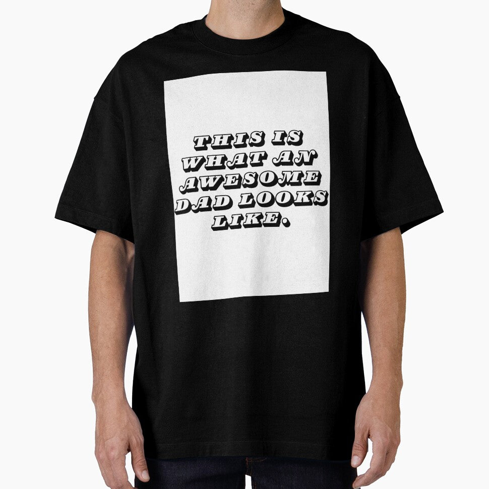 Awesome Dad Bold Statement Typograph by Buzzenon