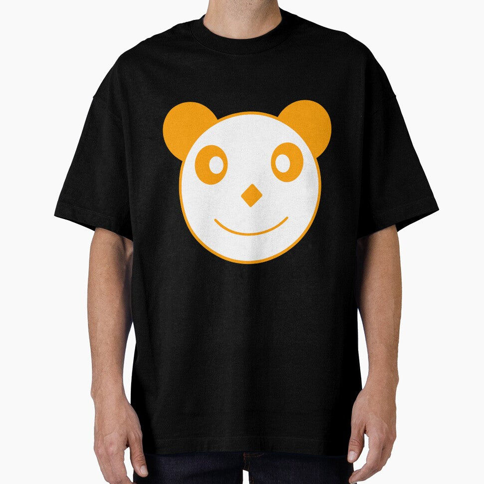 ORANGE PANDA HEAD by vazqpete