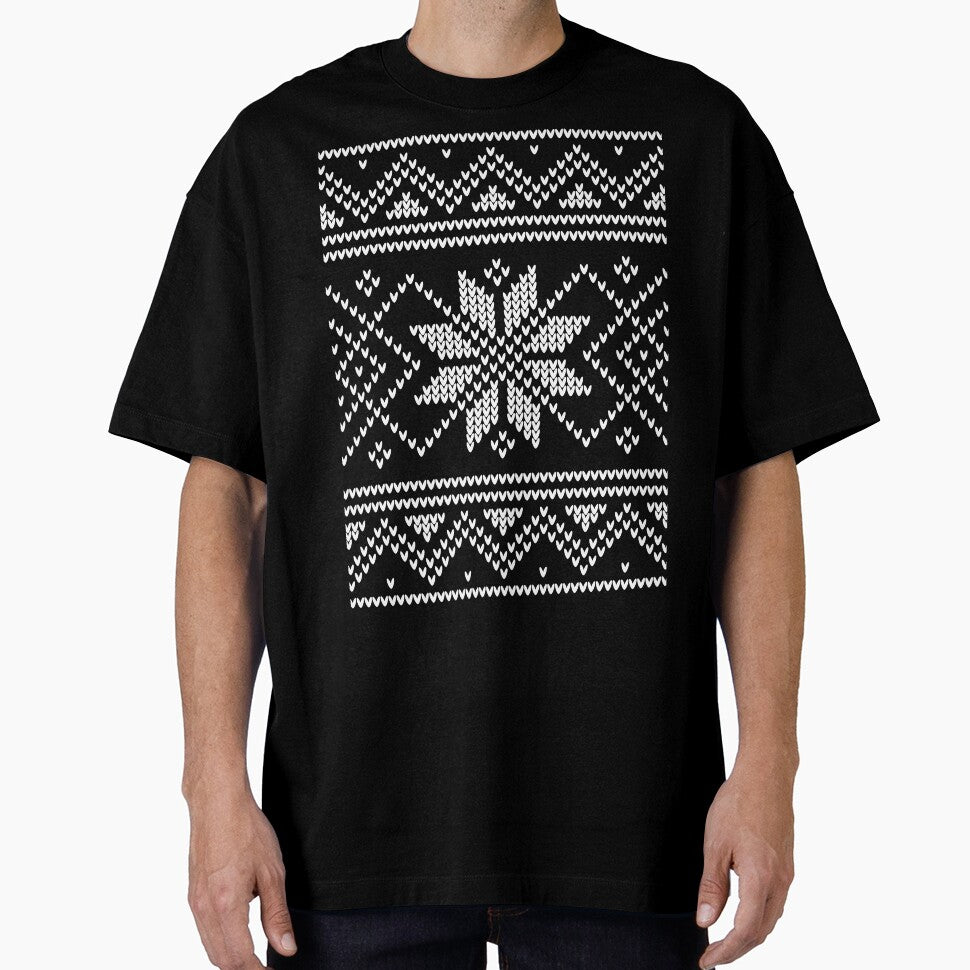 Christmas Sweater Pattern Teal by Harry Draws Straws