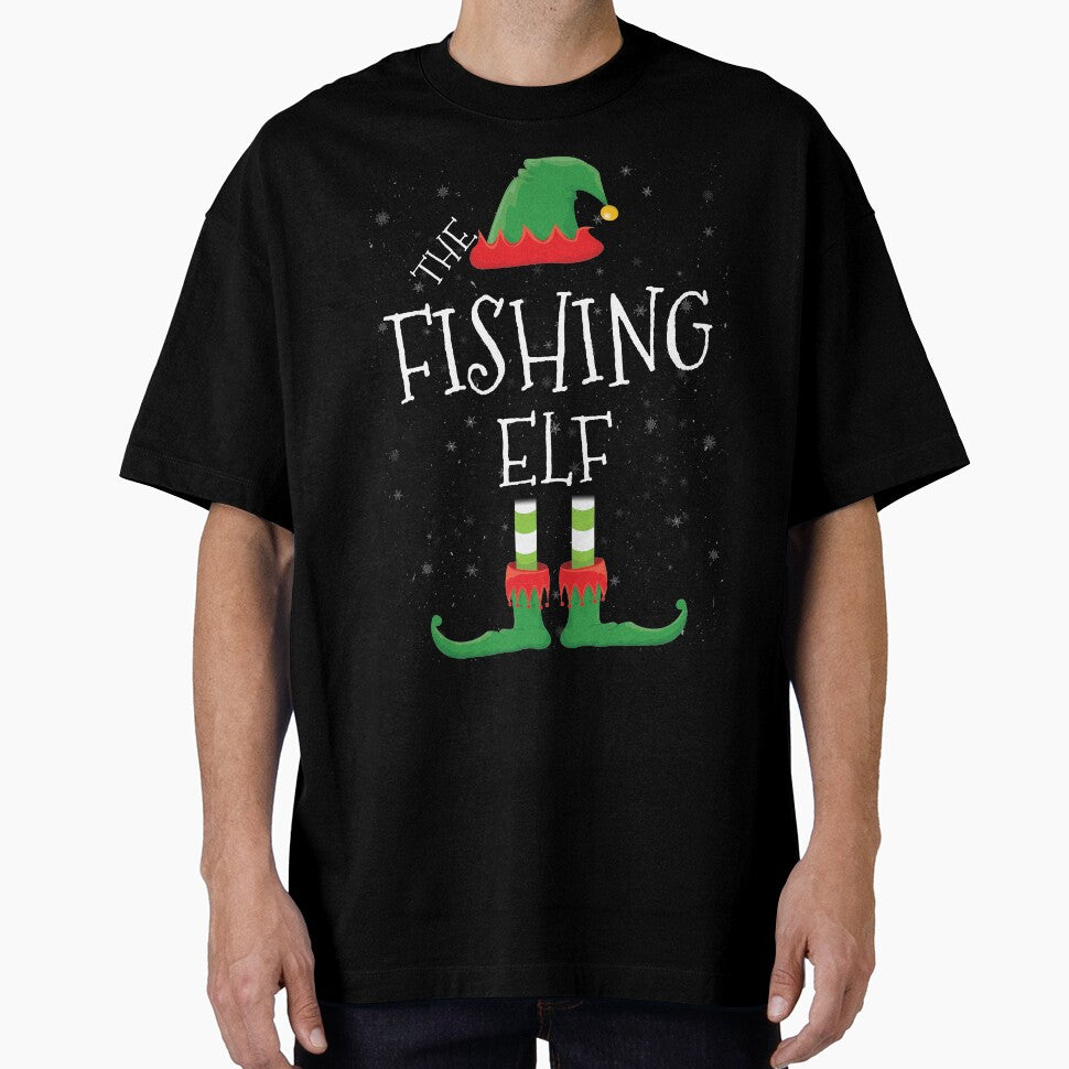Fishing Elf Family Matching Christmas Group Funny Gift by DavisHasari