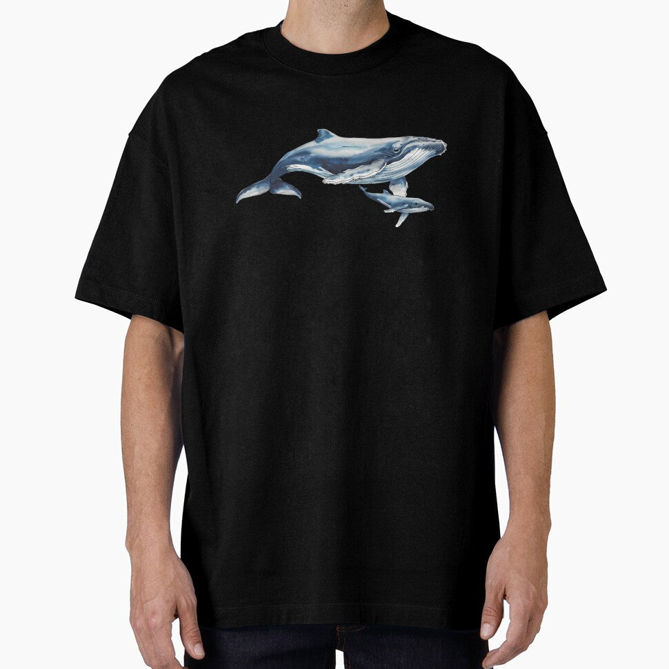 Whale Mother And Calf by KD Merch