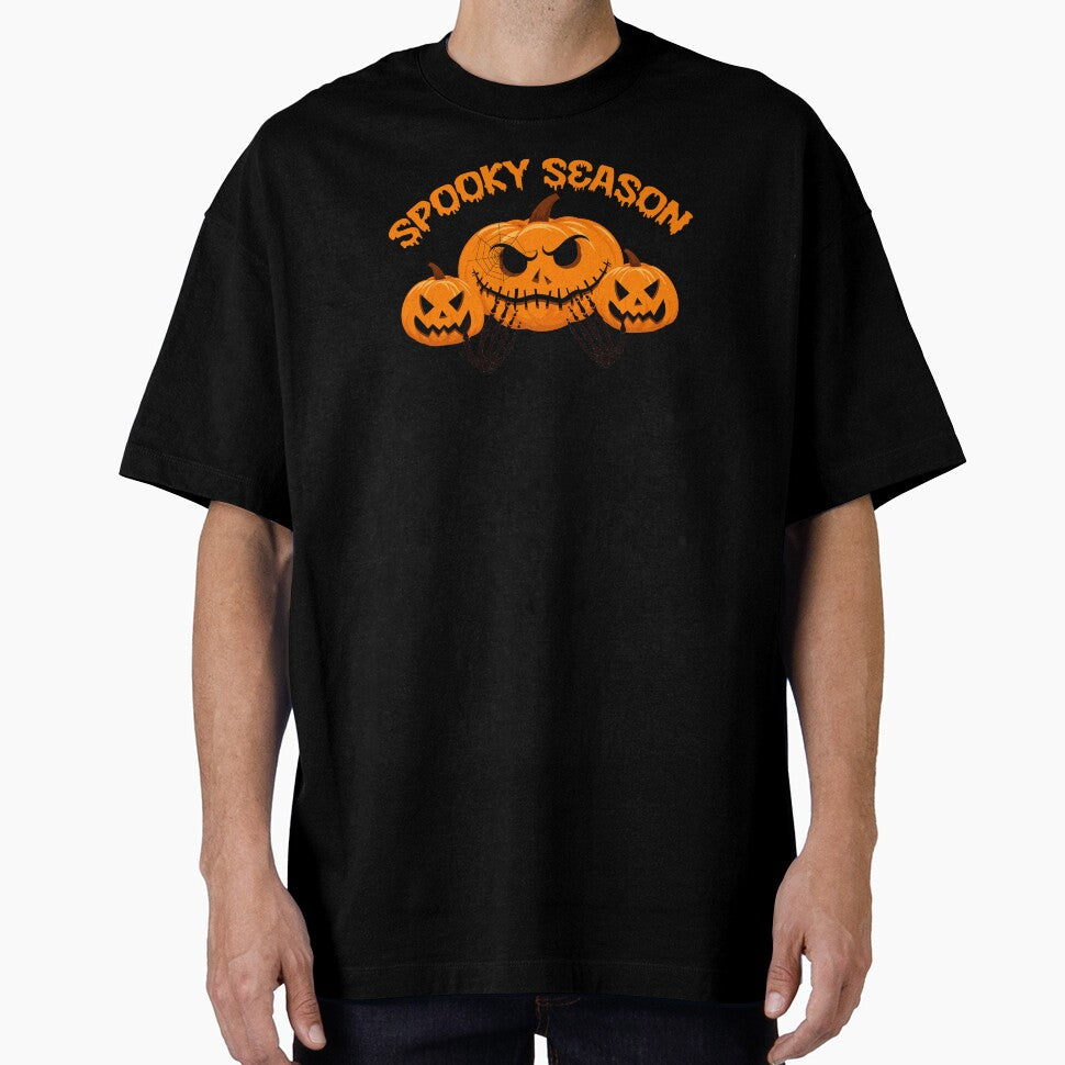 Halloween Spooky Season With Funny Pumpkin Heads by fejoa