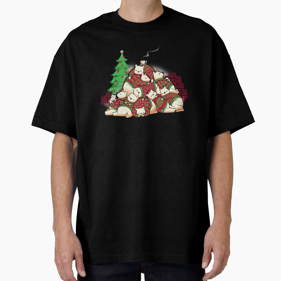 Good Night Xmas Bear Black Ugly Sweater by Tobe Fonseca by Tobe Fonseca®