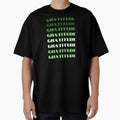 Gratitude Green Repeating Gradient Word by NinniSilver