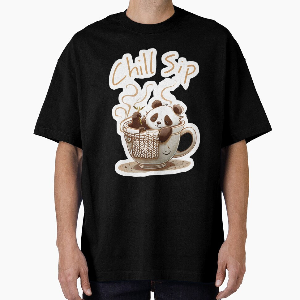 Chill sip Panda in a cup by PrettyDecor