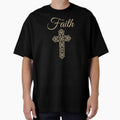 Faith Cross - Gold Speckled Effect by madtoyman