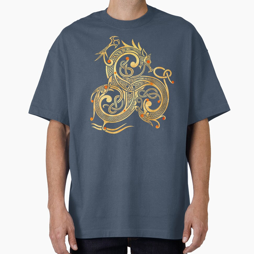 Celtic Dragon T-Shirt by Johan Proud Blade