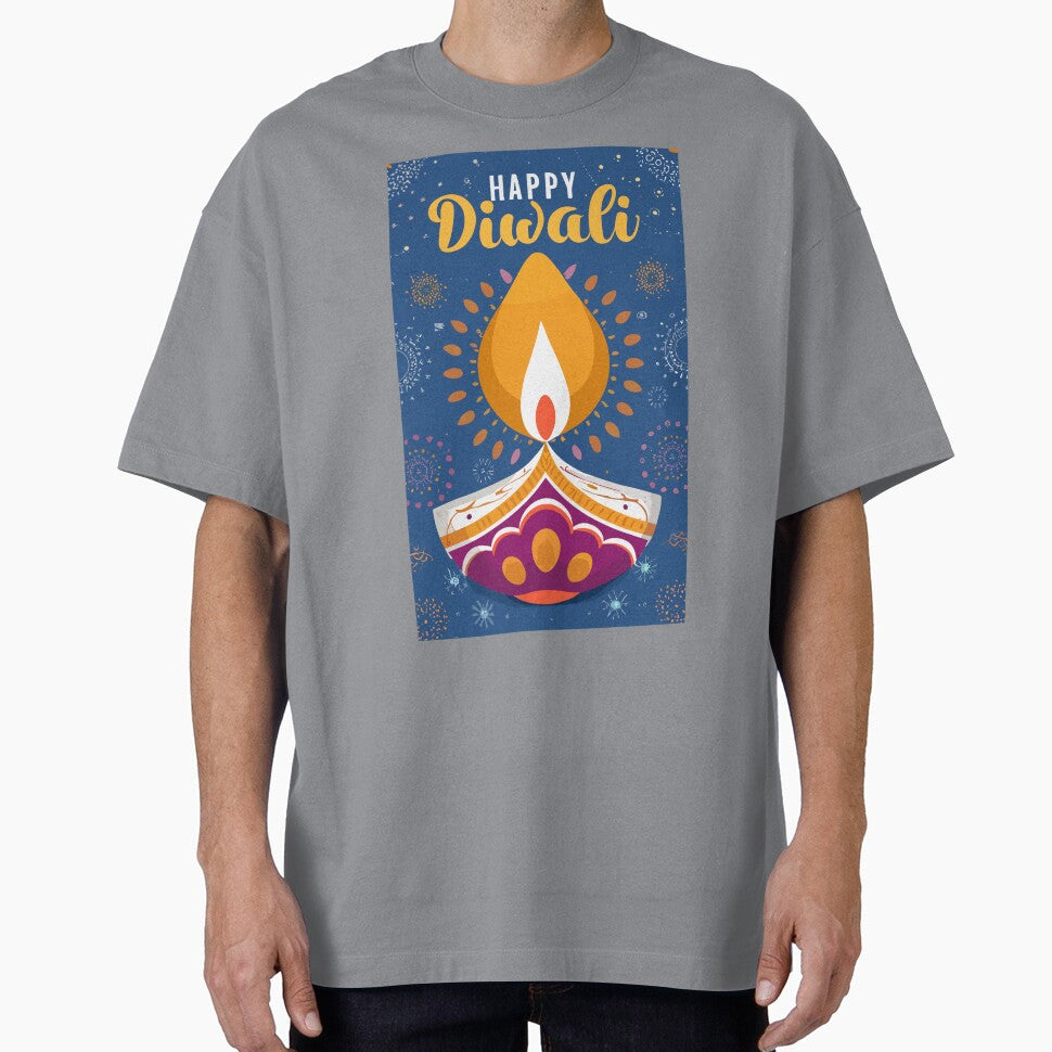 Happy Diwali Greetings- Hindu Festival Design by Jollys-ArtShop