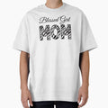 Blessed Girl Mom with Zebra Print by JeweledDesigns