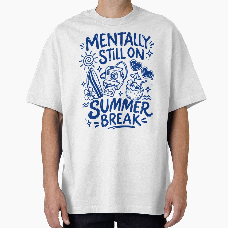 Mentally Still Summer Break Vacation Teacher Gift by gunaone-design