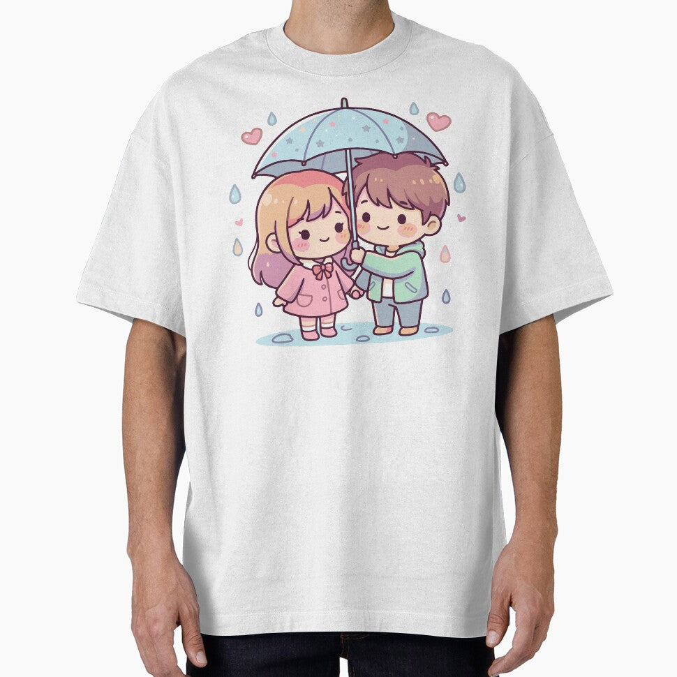 Cute Couple Under Umbrella Romantic by sumeetkaliya