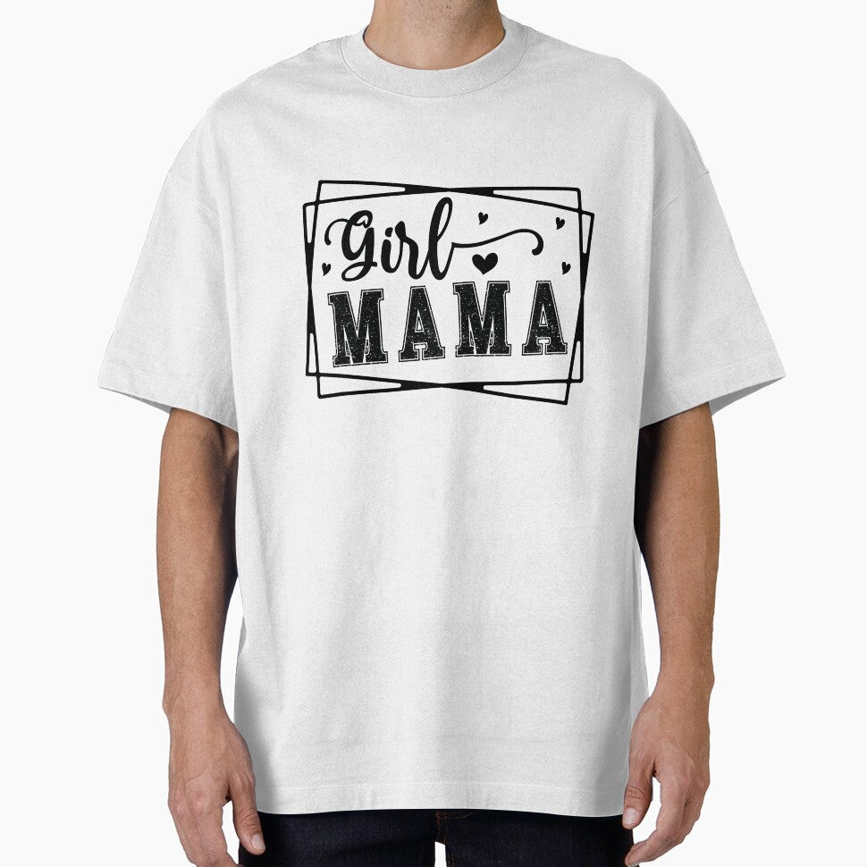 Girl Mama - Mom Quotes Retro Vintage Aesthetic Cute Motherhood Mother Day New Mommy Support Gift by FuzionRaptor
