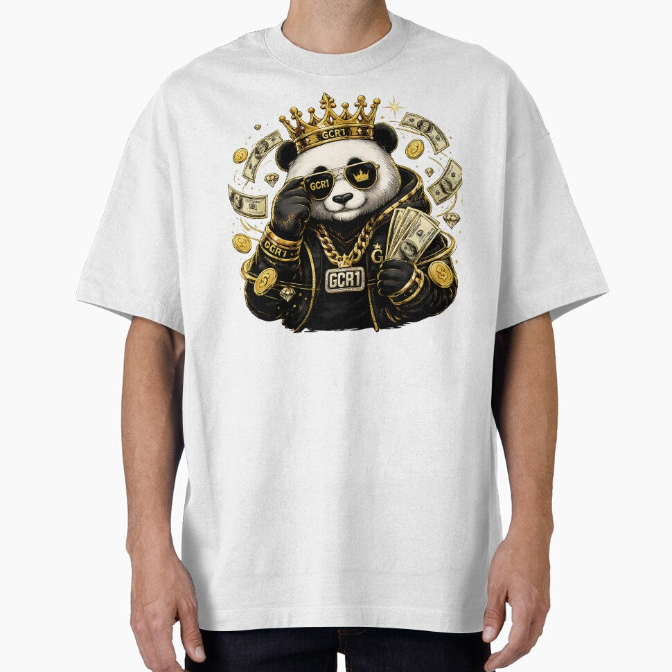 GCR1 Royal Panda | Luxury Money Panda with Crown & Gold Streetwear Design by GCR1