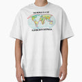 The World Is A Cat Playing With Australia by InspireSticker