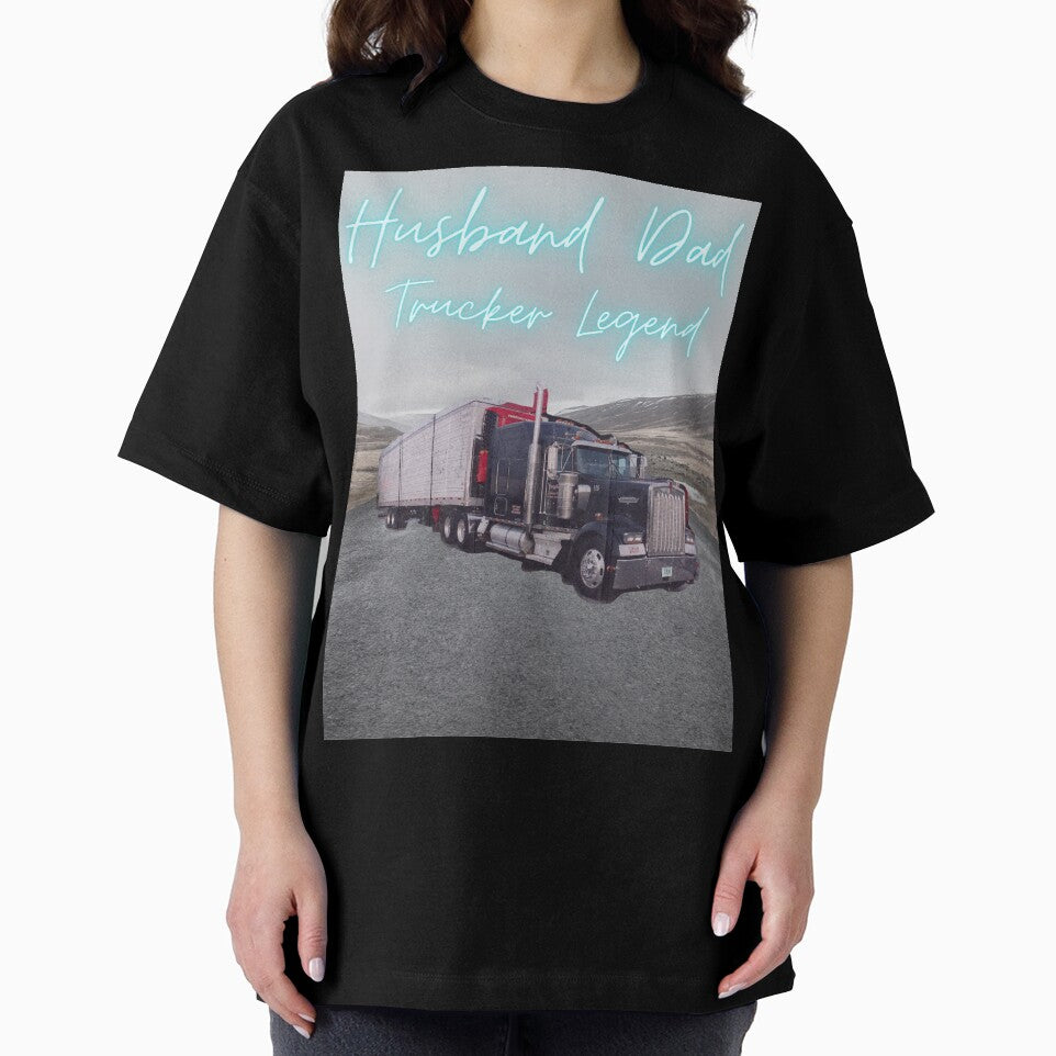 Husband Dad Trucker Legend by Shopaholicer