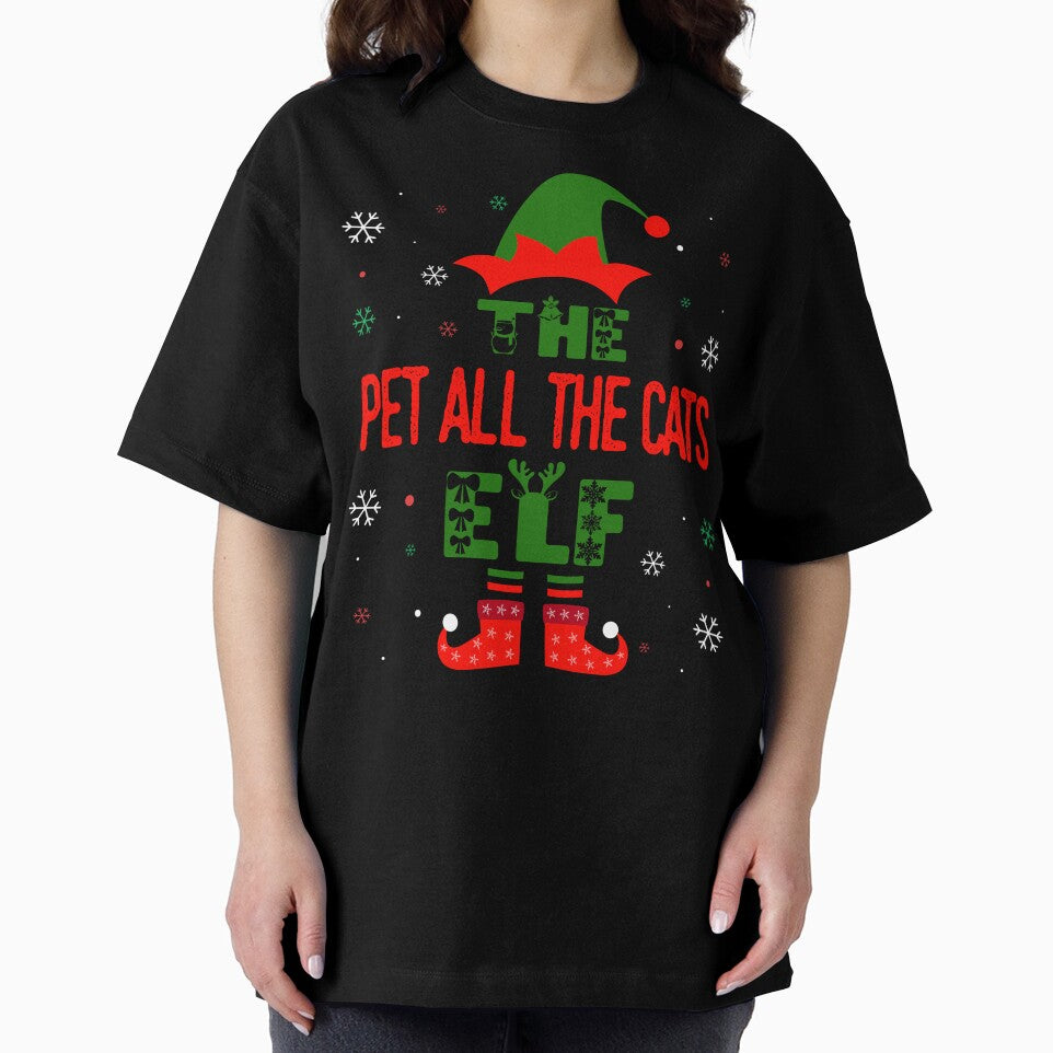 Family Christmas Matching Squad Outfit Elf Funny Cat Lover by artworkbyrihen