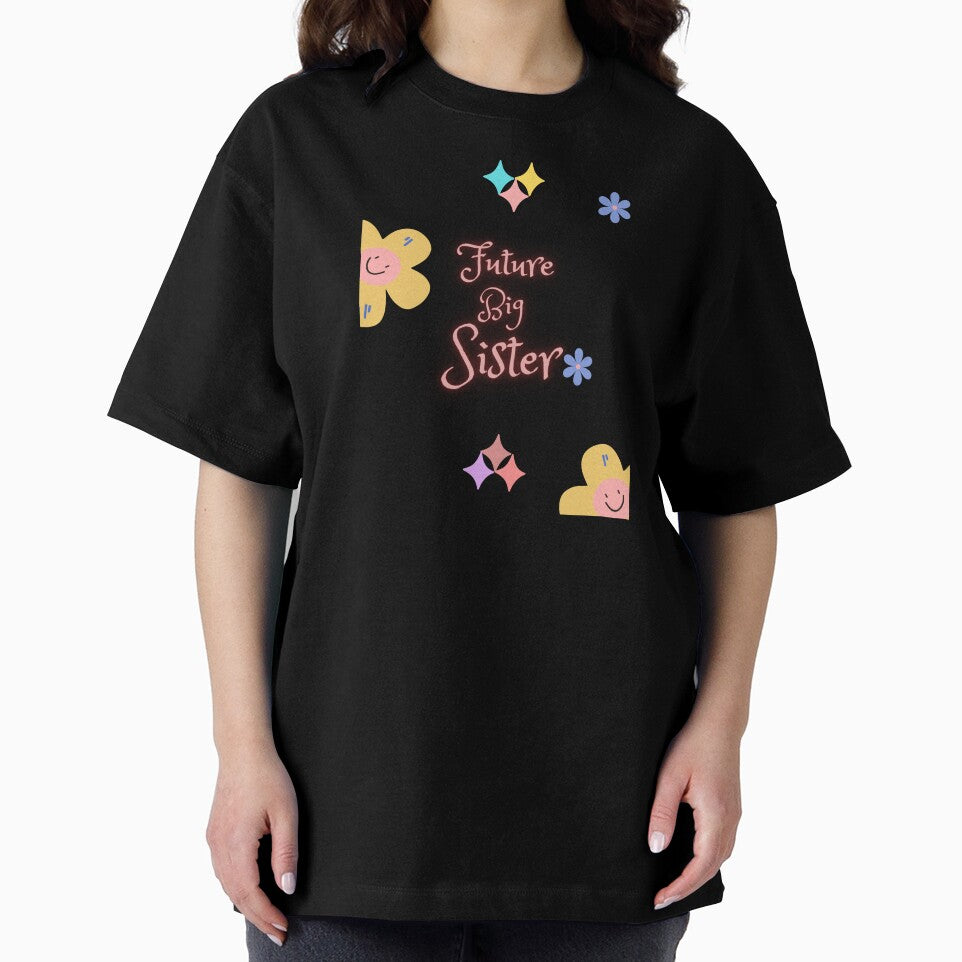 Future Big Sister announcement cute design. Sister love, big sister loves little sister, cute big sister, happy siblings, newborn sister.. by LittlethingsbyE
