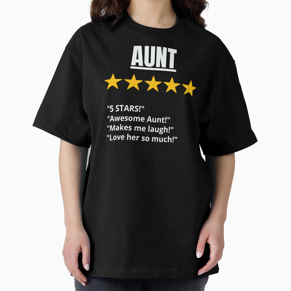 aunt gift 5 star by BlessItAllTees