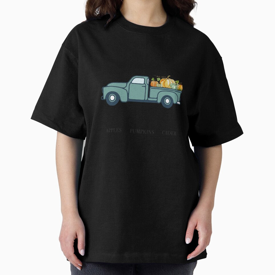 Vintage Fall Truck Pumpkin Patch Happy Fall Vibes Autumn Aesthetic Pumpkin by happyfarmhouse