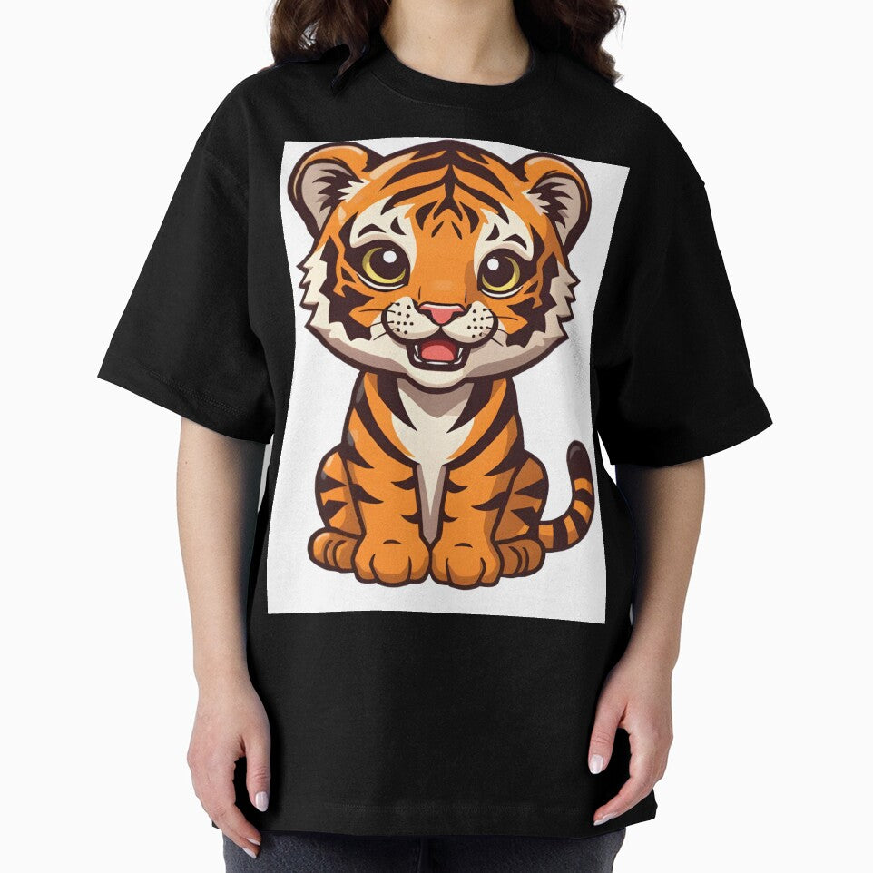 Kawaii Tiger Cartoon Sticker by Teewave-Ashish