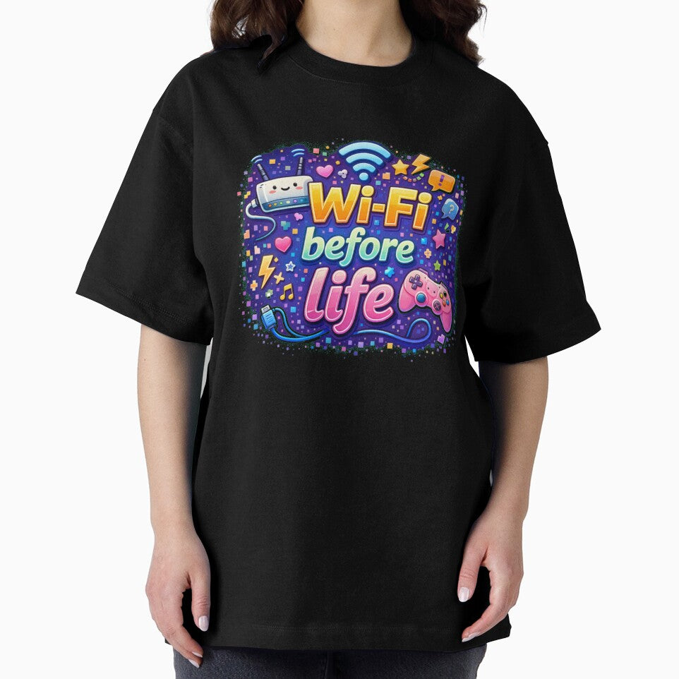 Geek Humor – Wi-Fi Before Life – Minimalist by Thethe-Shop