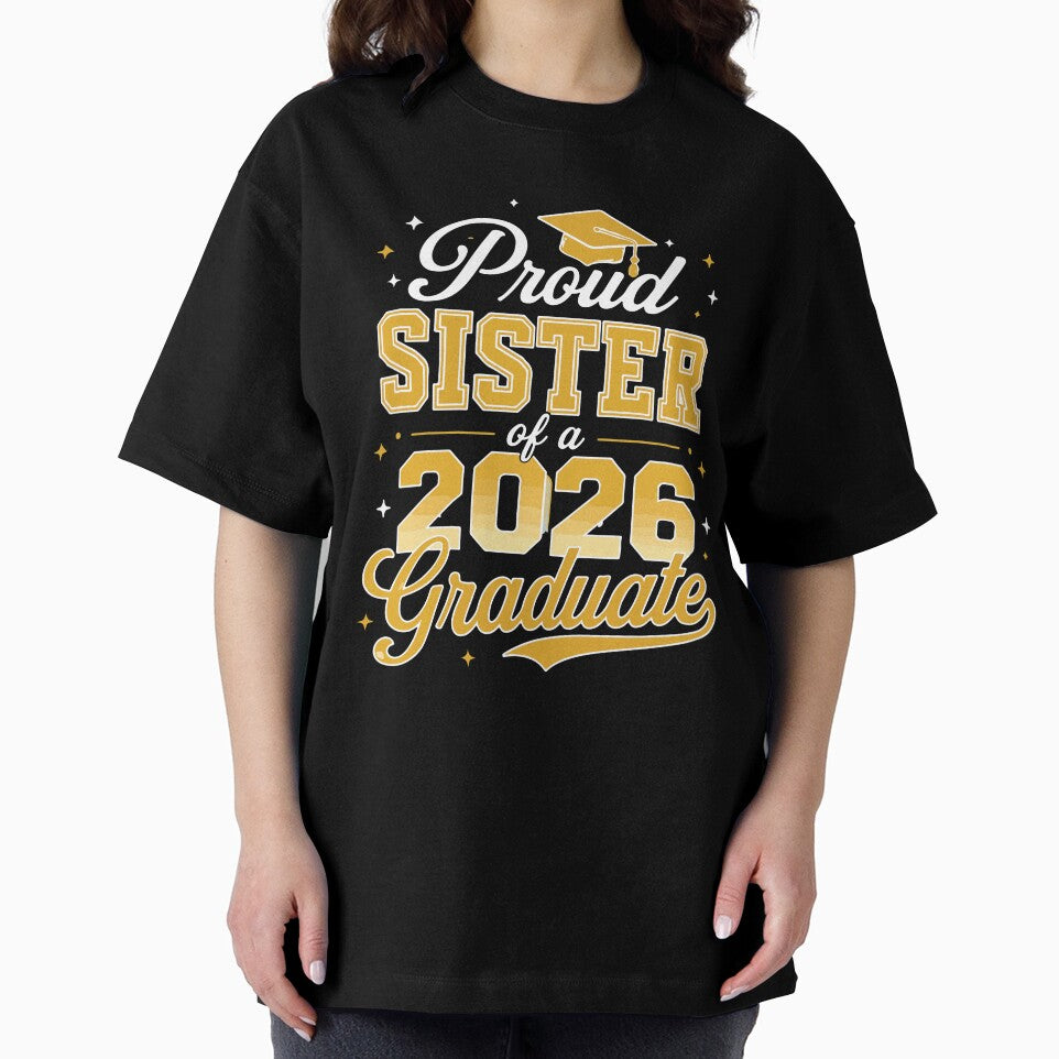 Proud Sister of a 2026 Graduate Funny Senior Graduation by kiralynstration