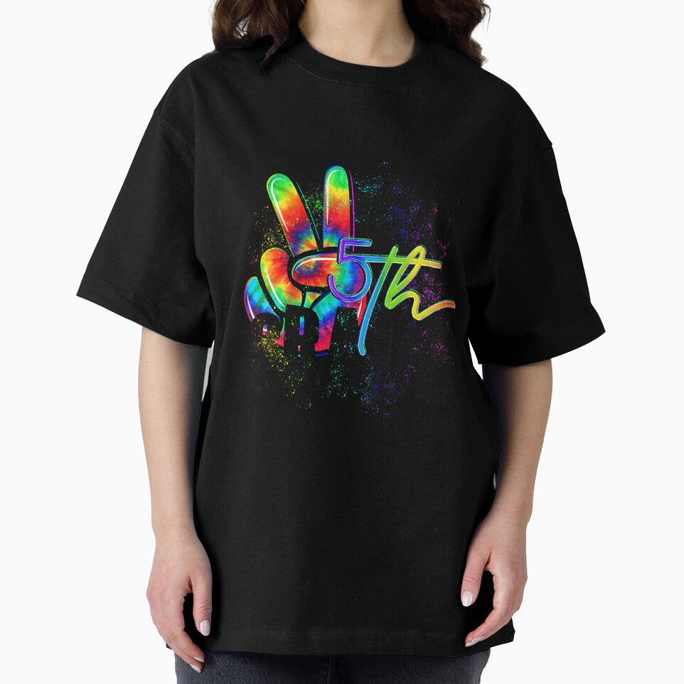 Peace Out 5th Grade Tie Dye Graduation by unassertive19