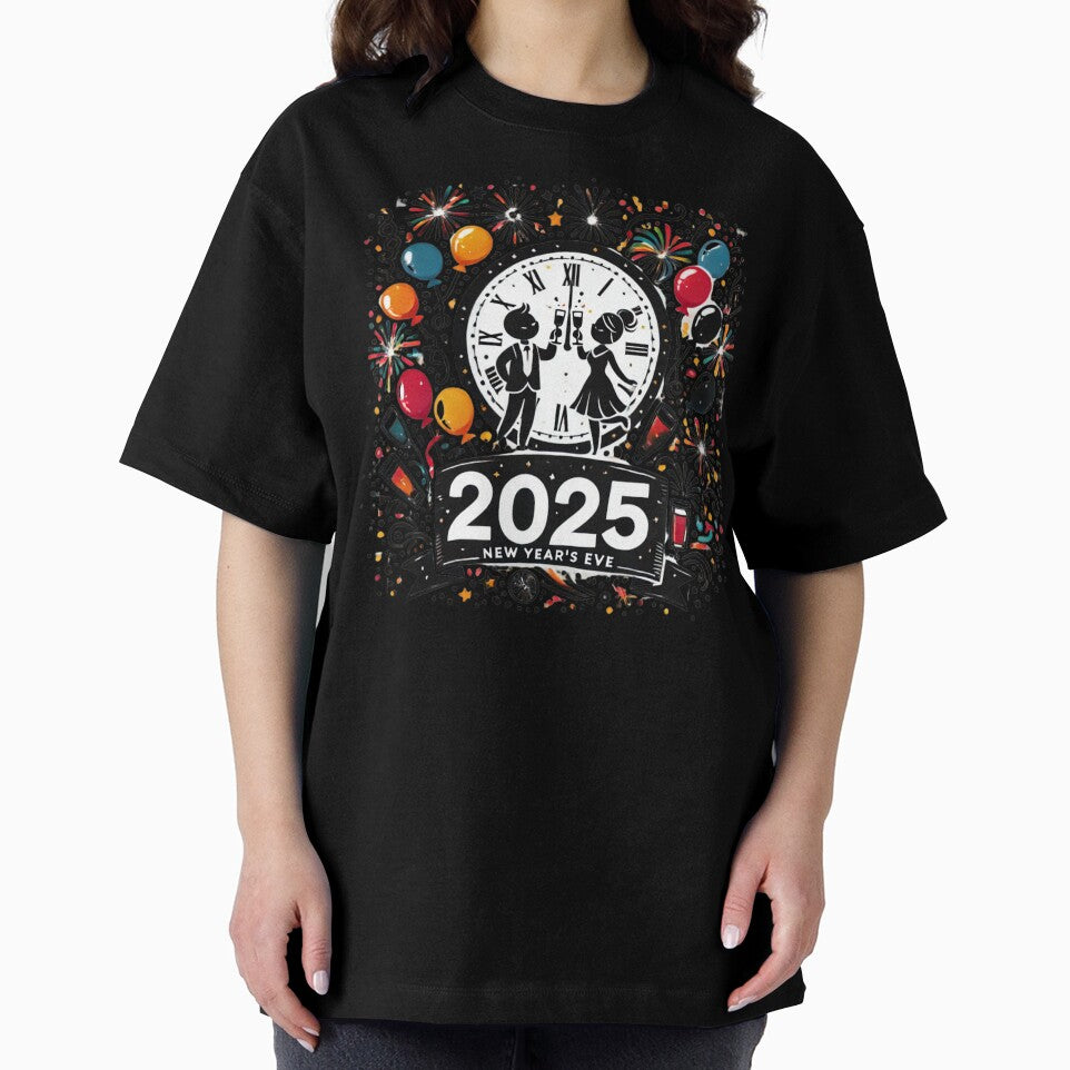 2025 New Year's Eve Shirt - Stick Figure Celebration by BlankCanvasHaHa