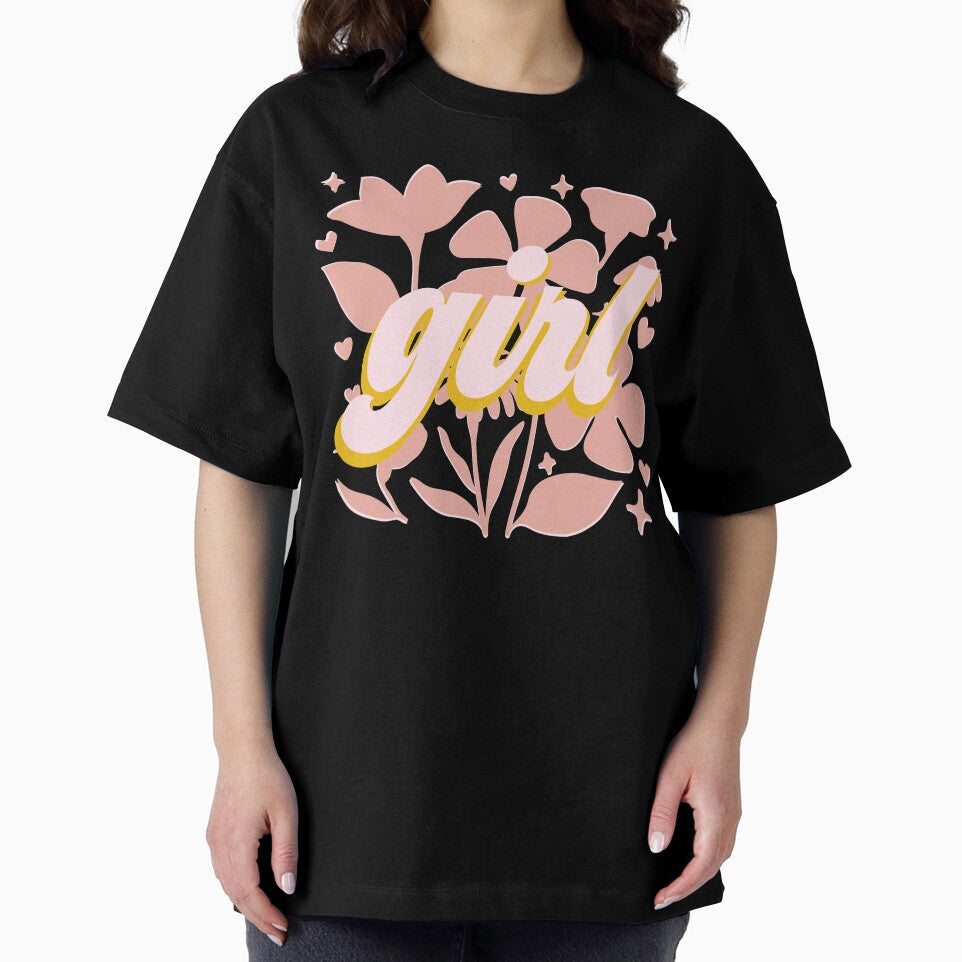 Retro Girl Flower Power by AshTreeCrtvCo